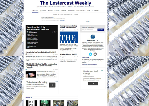 Lestercast Weekly Newsletter