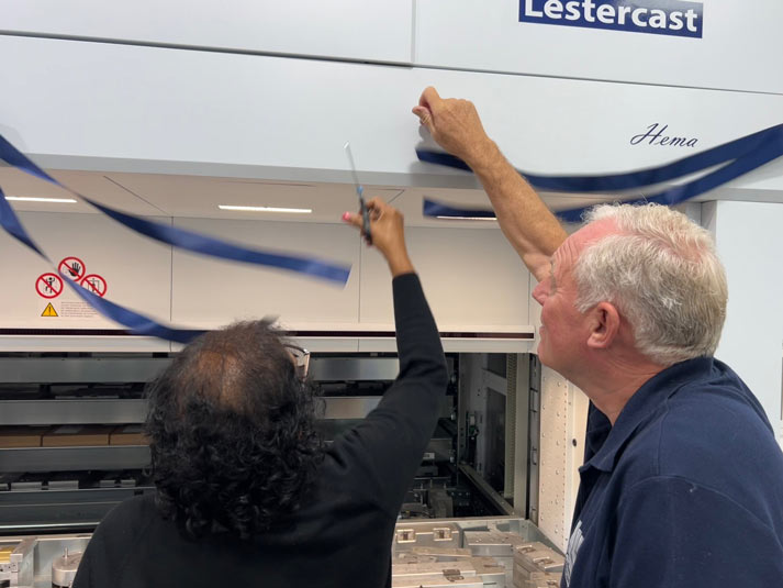 Cutting the ribbon web - Lestercast Investment Casting Services